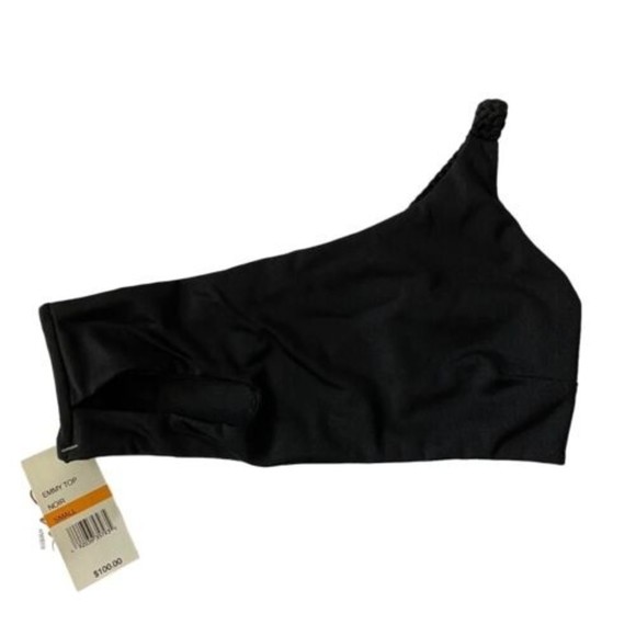 Joues de Sable Swim Emmy Black Bikini Cut Out Top Size S Small NWT - Picture 3 of 9